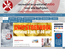 Tablet Screenshot of judogoes.nl